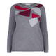 LUISA VIOLA  ABSTRACT PRINT SWEATER