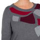 LUISA VIOLA  ABSTRACT PRINT SWEATER