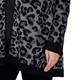 LUISA VIOLA LEOPARD PRINT INTARSIA CARDIGAN