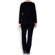 LUISA VIOLA DIAMANTE EMBELLISHED SWEATER BLACK