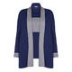 LUISA VIOLA TWINSET NAVY AND GREY