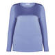 LUISA VIOLA SATIN TOP PALE BLUE