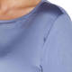 LUISA VIOLA SATIN TOP PALE BLUE