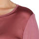 LUISA VIOLA SATIN TOP CRANBERRY