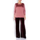 LUISA VIOLA SATIN TOP CRANBERRY