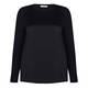 LUISA VIOLA SATIN TOP BLACK