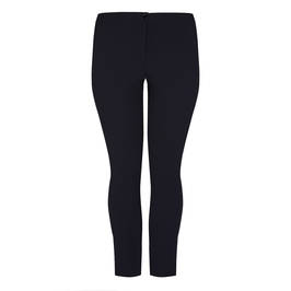 LUISA VIOLA FRONT FASTEN TROUSER BLACK - Plus Size Collection