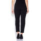 LUISA VIOLA PUNTO MILANO TROUSER WITH LACE TRIM BLACK