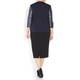 LUISA VIOLA SEQUIN FRONT TOP BLUE