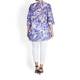 LUISA VIOLA PURE COTTON NEHRU COLLAR SHIRT 