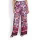 LUISA VIOLA WIDE LEG PRINTED TROUSERS