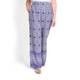 LUISA VIOLA wide leg print TROUSERS