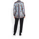 LUISA VIOLA SCARF PRINT SHIRT BLUE