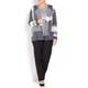 LUISA VIOLA COLOURBLOCK CARDIGAN WITH ECLECTIC TEXTURES