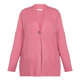 Luisa Viola Cardigan Rose Pink - Plus Size Collection