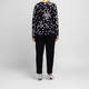 Luisa Viola Spot Cardigan Black and White 