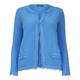 LUISA VIOLA Gitane blue fringed CARDIGAN