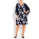 LUISA VIOLA DRESS AND DUSTER COAT NAVY