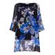 LUISA VIOLA GEORGETTE FLORAL TUNIC