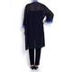 Luisa Viola long navy chiffon COAT