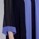 Luisa Viola long navy chiffon COAT