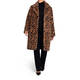 Luisa Viola Faux Fur Animal Print Coat