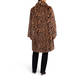 Luisa Viola Faux Fur Animal Print Coat