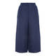 LUISA VIOLA NAVY LINEN CULOTTE