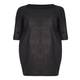 LUISA VIOLA BLACK COLLAR JACQUARD DRESS WITH LUREX 