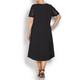 LOUISA VIOLA APPLIQUE A-LINE DRESS