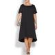 LOUISA VIOLA APPLIQUE A-LINE DRESS