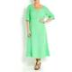 LUISA VIOLA apple green linen DRESS