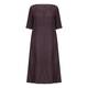 Luisa Viola aubergine linen DRESS