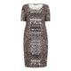 LUISA VIOLA animal print DRESS