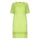 LUISA VIOLA lime green linen DRESS