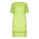 LUISA VIOLA lime green linen DRESS