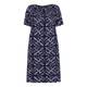 LUISA VIOLA tile print DRESS