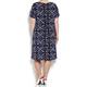 LUISA VIOLA tile print DRESS