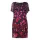 LUISA VIOLA Black Print Georgette DRESS