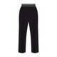 Luisa Viola Black Knitted Trousers 