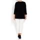 LUISA VIOLA KNITTED TUNIC NAVY