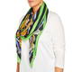 Luisa Viola Print Scarf Green 