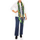 Luisa Viola Print Scarf Green 