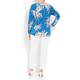 LUISA VIOLA PRINTED SWEATER BLUE