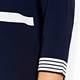 LUISA VIOLA NAVY AND WHITE STRIPE SWEATER