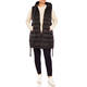 LUISA VIOLA PADDED GILET BLACK