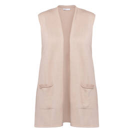Luisa Viola Edge-to-Edge Gilet Cacha - Plus Size Collection