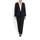 LUISA VIOLA PINSTRIPE BLAZER BLACK