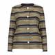 LUISA VIOLA gold button striped JACKET