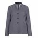 LUISA VIOLA navy textured notch collar JACKET